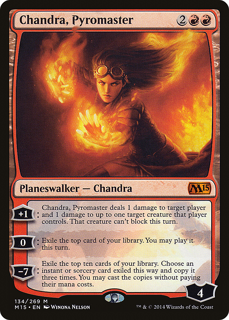 Chandra, Pyromane (M15-134) - Magic 2015