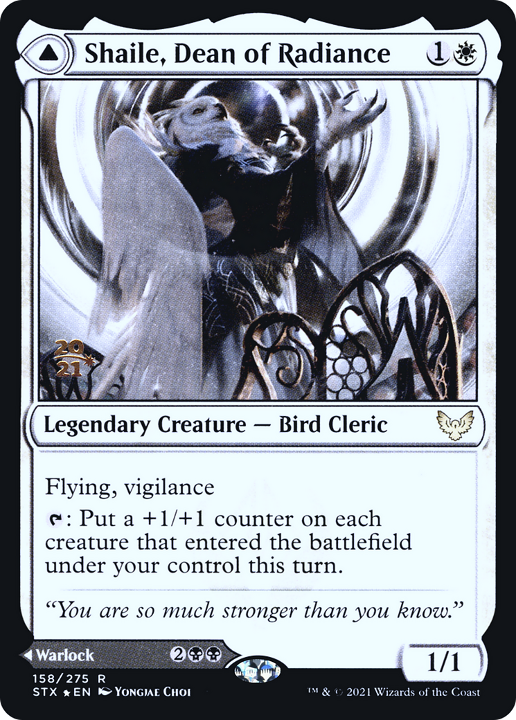 Shaile, Doyen de la Radiance // Embrose, Doyen de l'Ombre (PSTX-158S) - Strixhaven : Cartes promotionnelles de l'École des Mages 