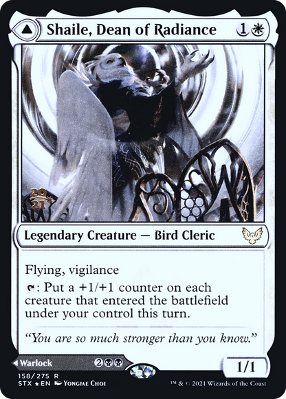 Shaile, Doyen de la Radiance // Embrose, Doyen de l'Ombre (PSTX-158S) - Strixhaven : Cartes promotionnelles de l'École des Mages 