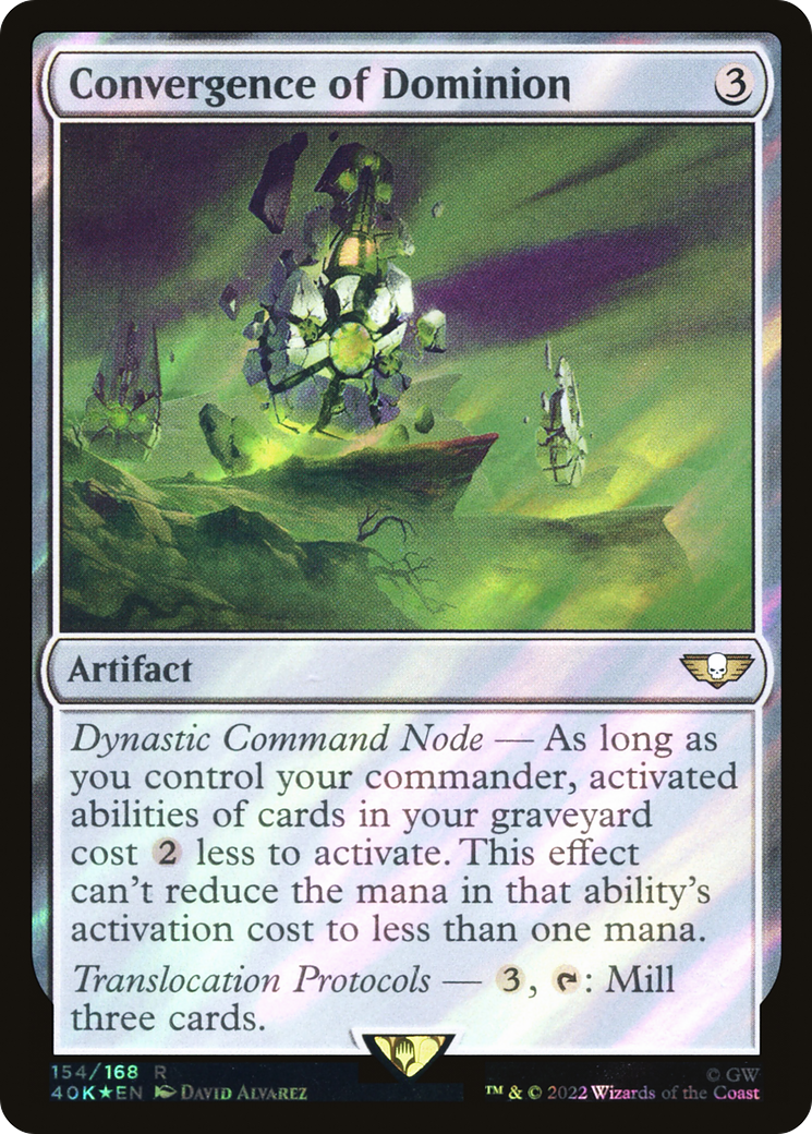 Convergence de la domination (40K-154★) - Commander Foil de Warhammer 40,000 