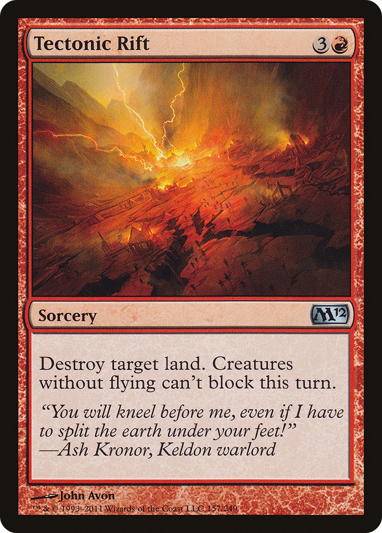 Tectonic Rift (M12-157) - Magic 2012 Foil