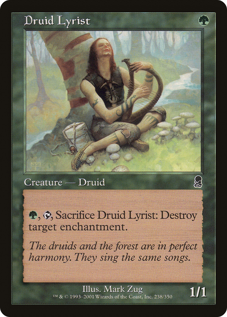 Druide Lyrist (ODY-238) - Feuille Odyssée 