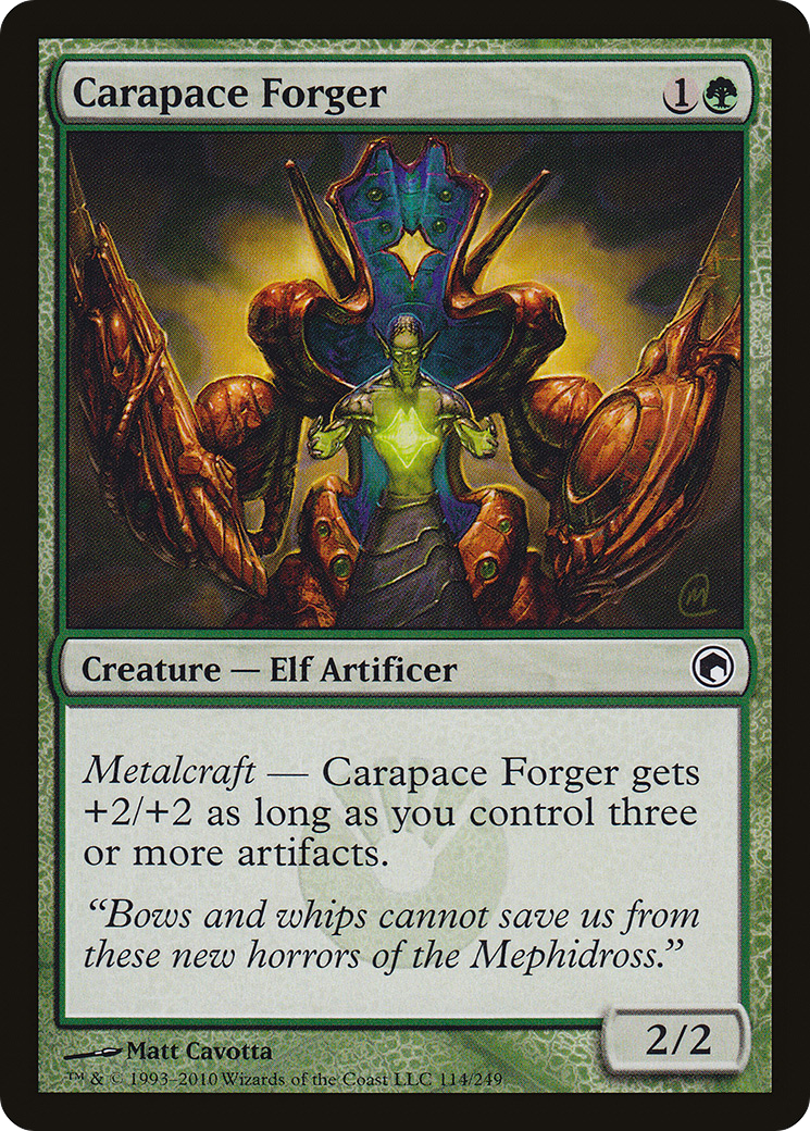 Carapace Forger (SOM-114) - Scars of Mirrodin Foil