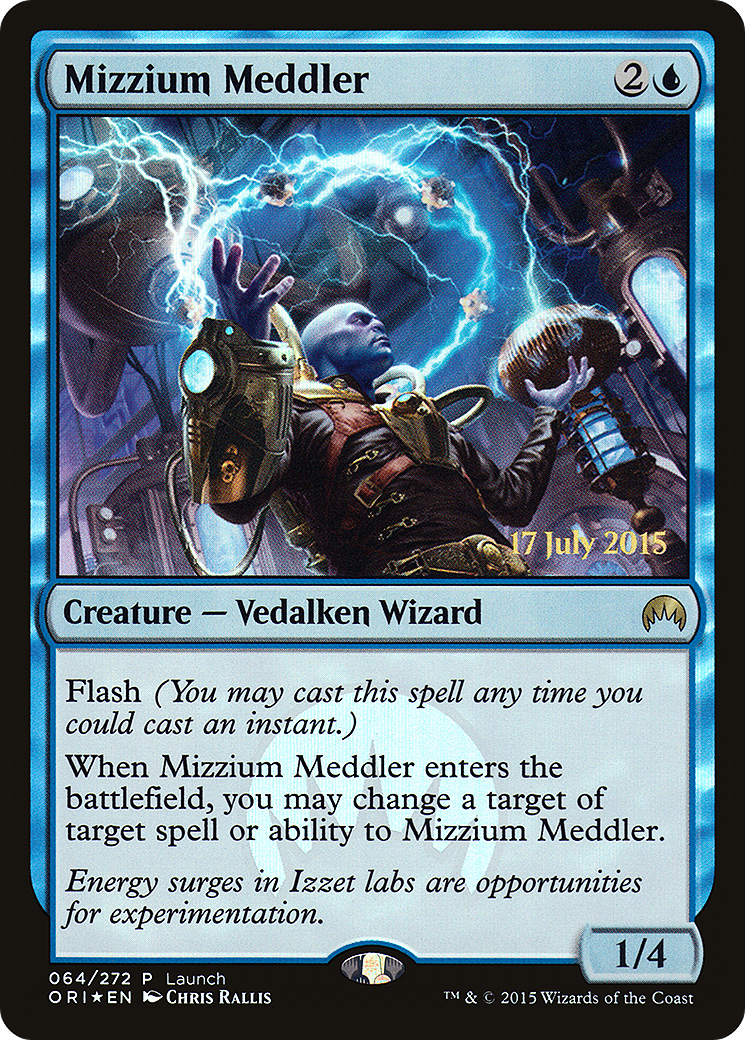 Mizzium Meddler (LARP-064) - Magic Origins Promos Foil