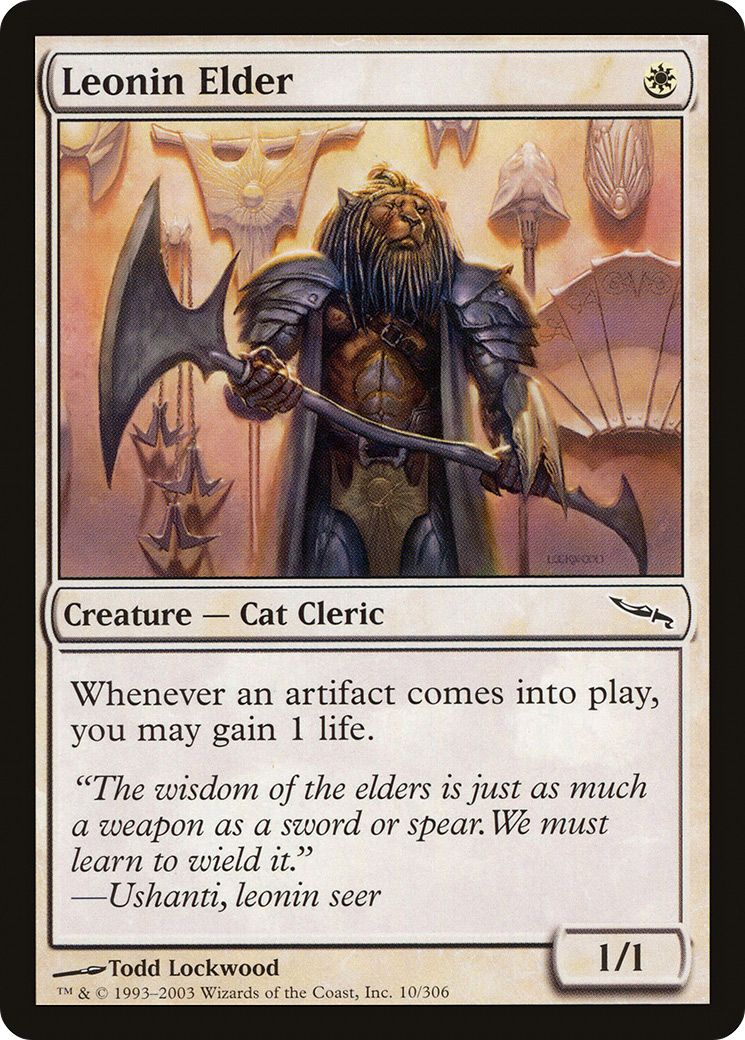 Ancien Léonin (MRD-010) - Mirrodin 