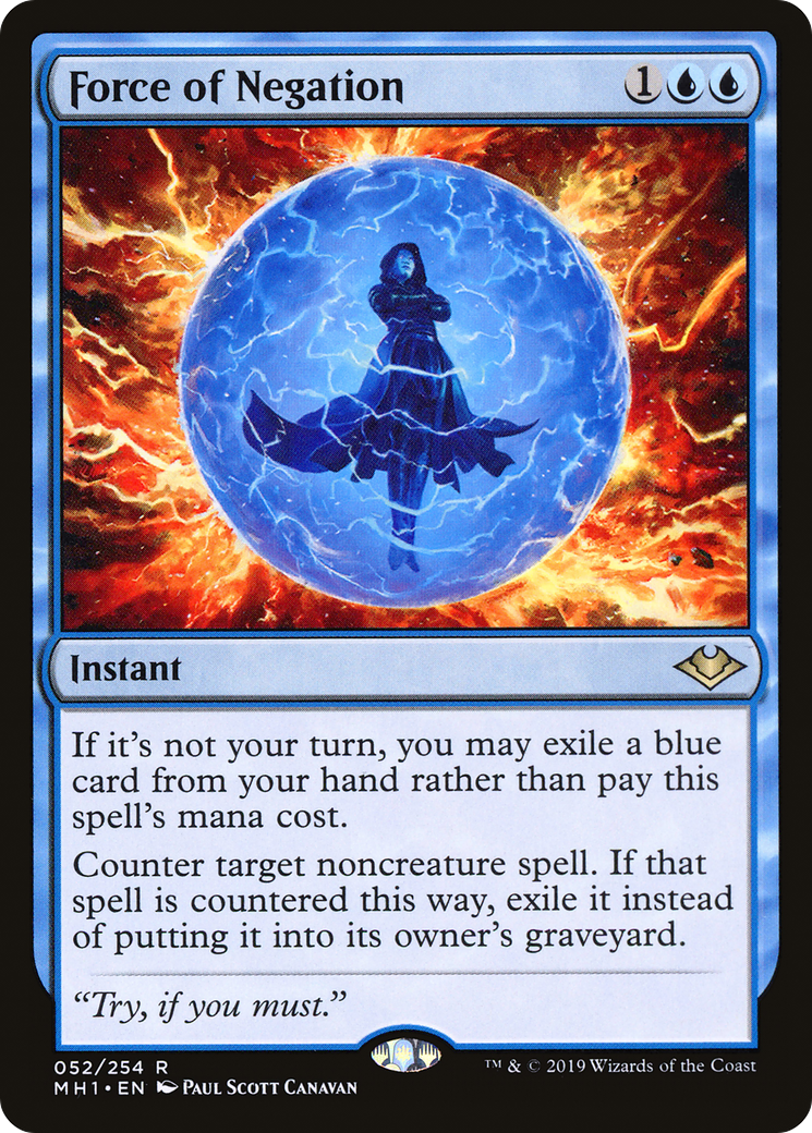 Force de négation (MH1-052) - Horizons modernes