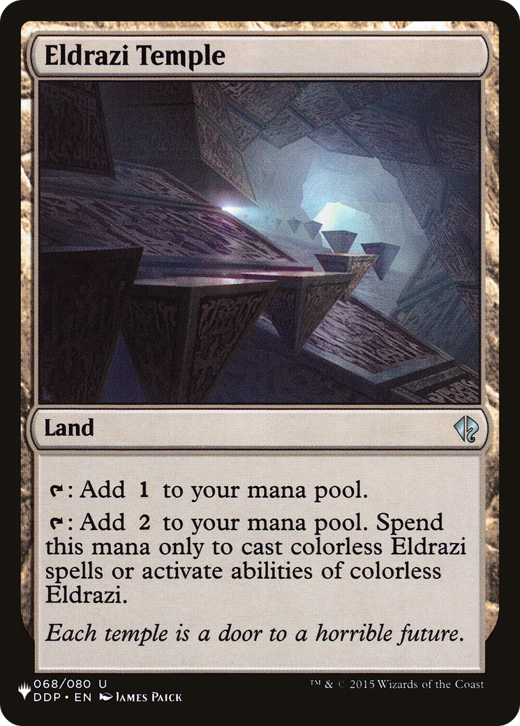 Eldrazi Temple (LIST-068/080) - The List