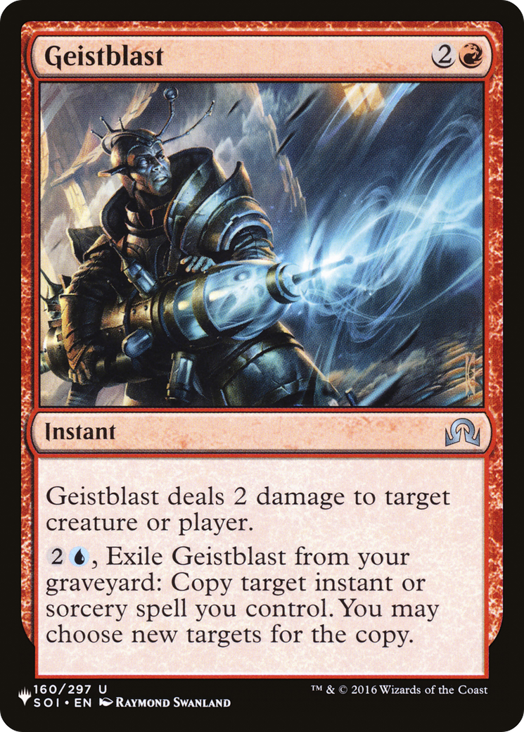 Geistblast (LIST-160/297) - The List