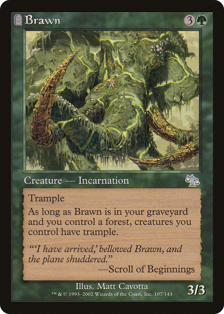 Brawn (JUD-107) - Jugement : (pierre tombale) Foil