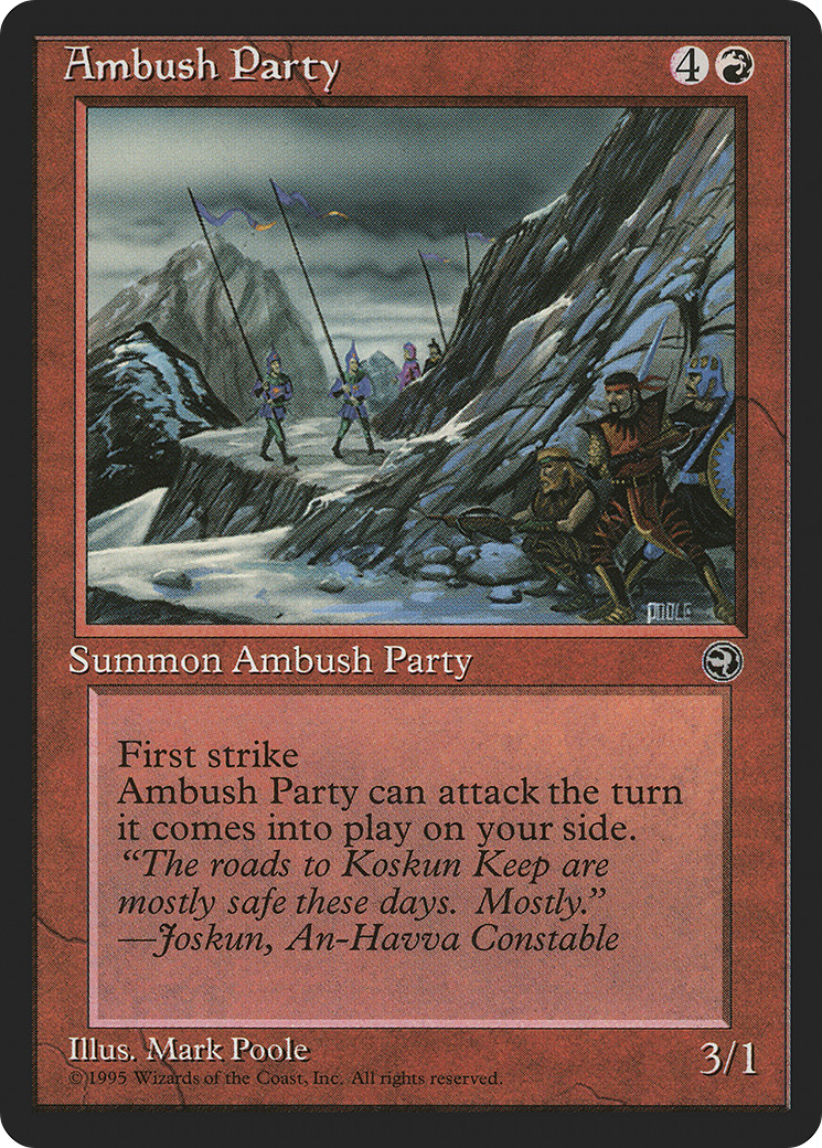 Ambush Party [Version 2] (HML-080) - Homelands