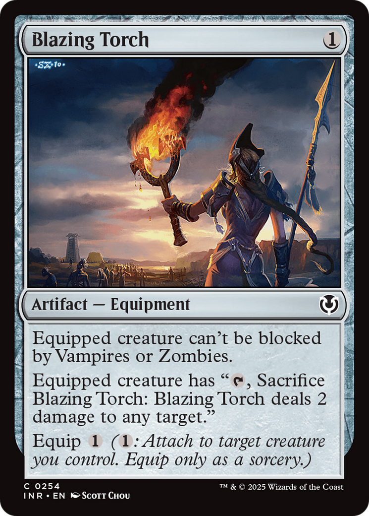 Blazing Torch (INR-254) - Innistrad Remastered Foil 