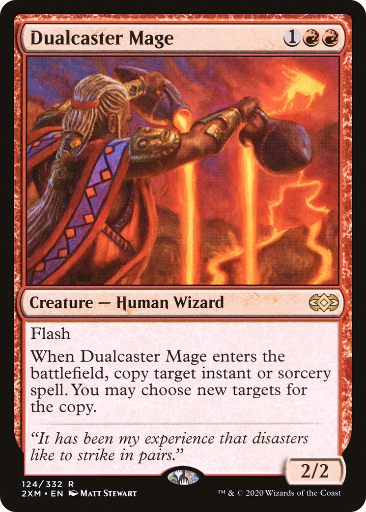 Mage à double lanceur (2XM-124) - Double Masters Foil