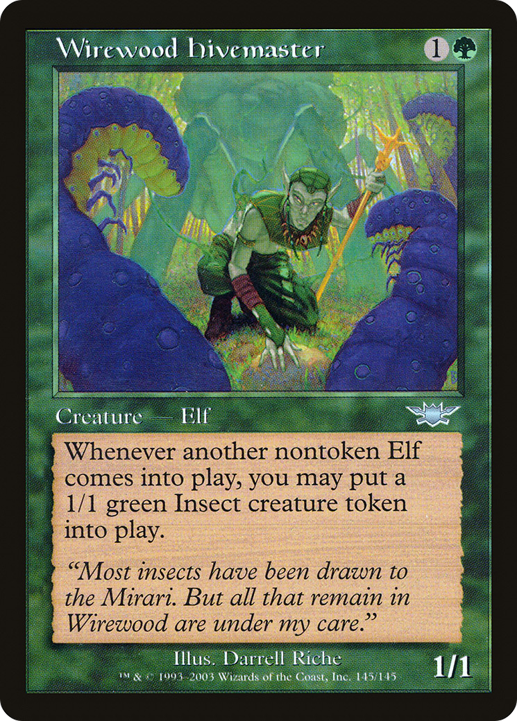 Maître de la ruche en bois de fil (LGN-145) - Legions Foil 