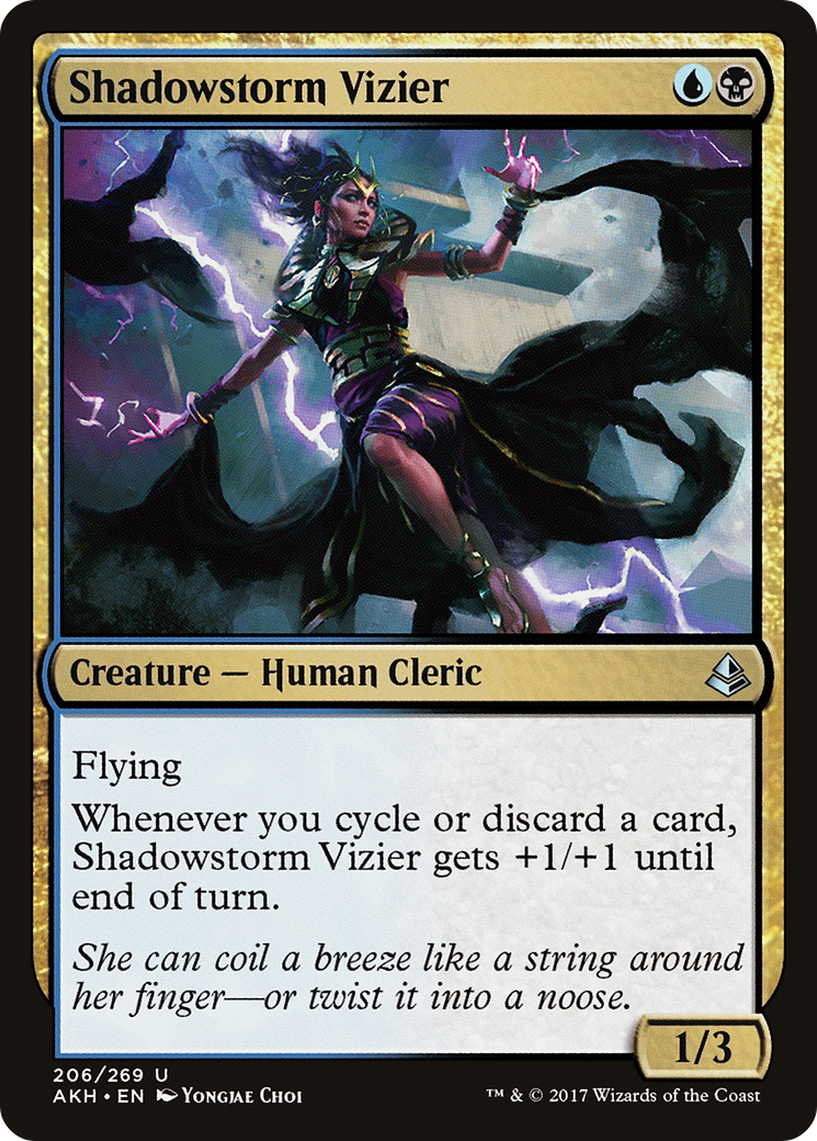 Vizir Shadowstorm (AKH-206) - Amonkhet 
