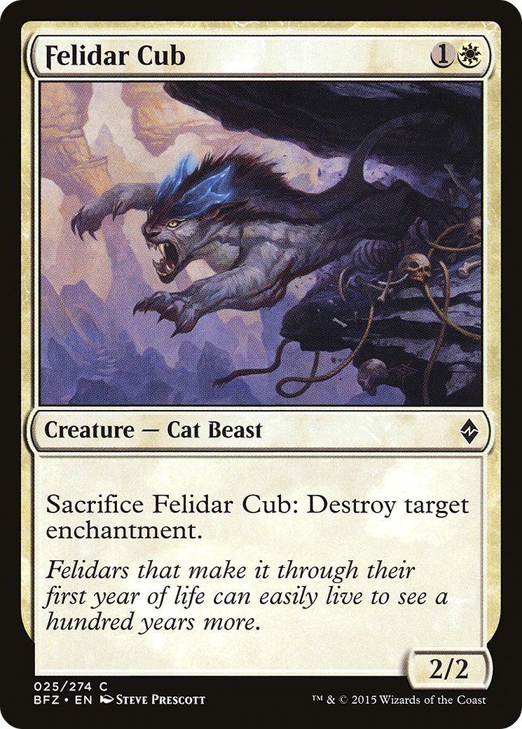 Felidar Cub (BFZ-025) - Battle for Zendikar