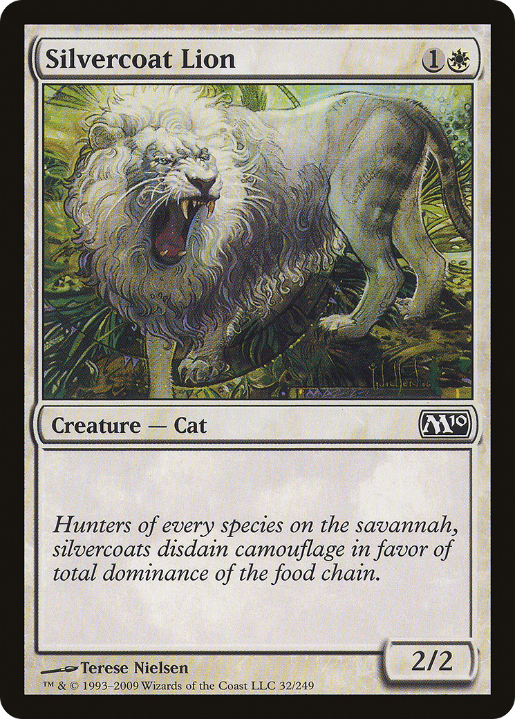 Silvercoat Lion (M10-032) - Magic 2010
