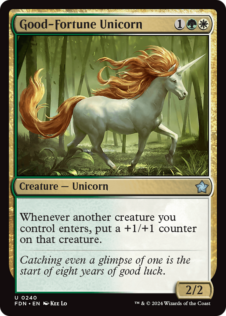Licorne porte-bonheur (FDN-240) - Fondations 