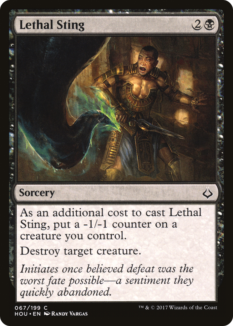 Lethal Sting (HOU-067) - L'Heure de la Dévastation 