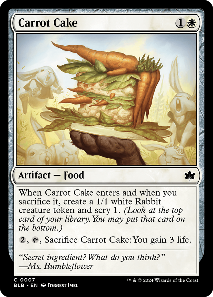 Gâteau aux carottes (BLB-007) - Bloomburrow Foil 