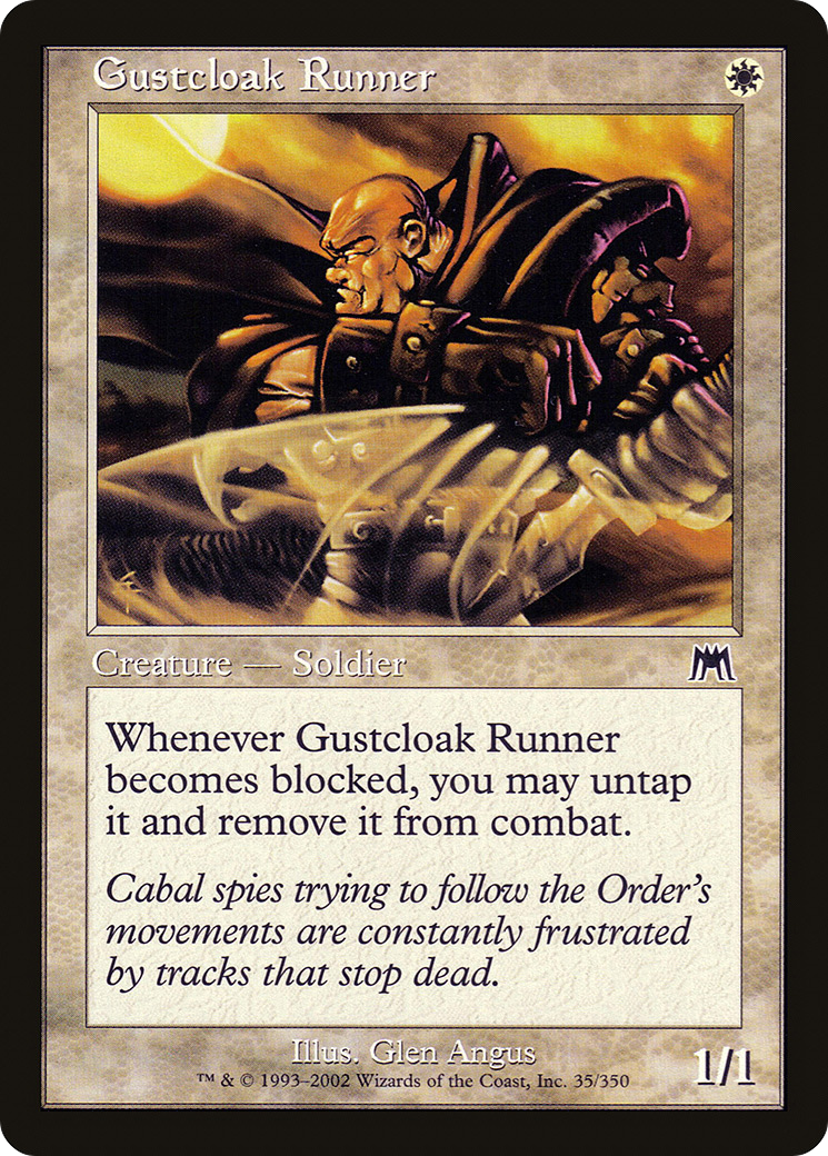 Gustcloak Runner (ONS-035) - Onslaught Foil 