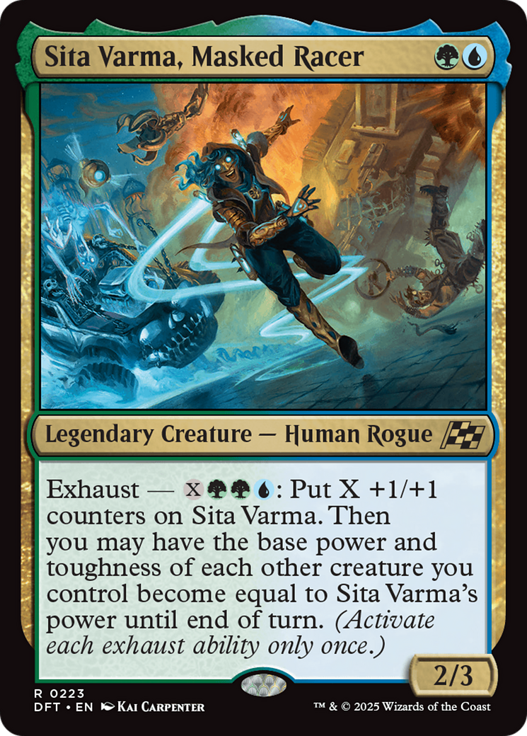 Sita Varma, Coureuse Masquée (-223) - Aetherdrift Foil 
