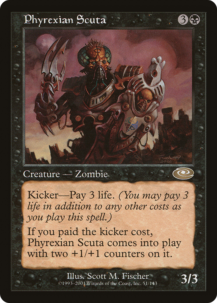 Phyrexian Scuta (PLS-051) - Changement de plan 