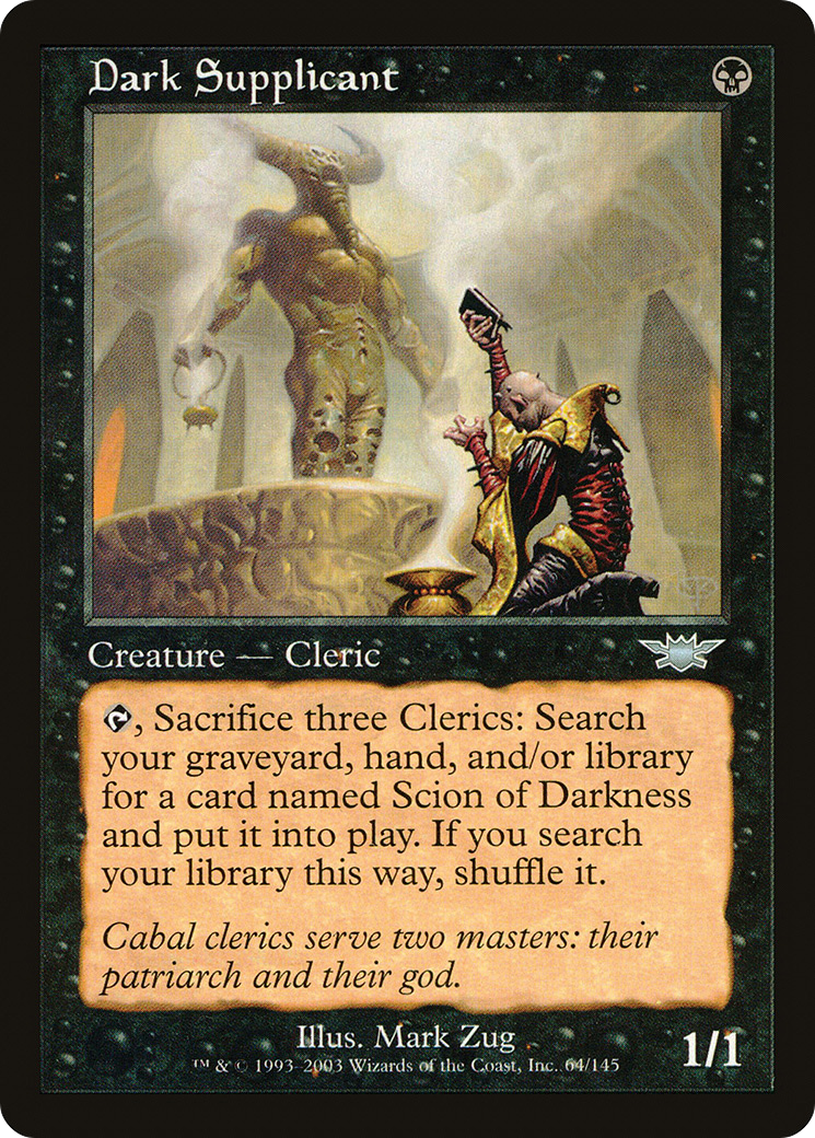 Suppliant des Ténèbres (LGN-064) - Legions Foil
