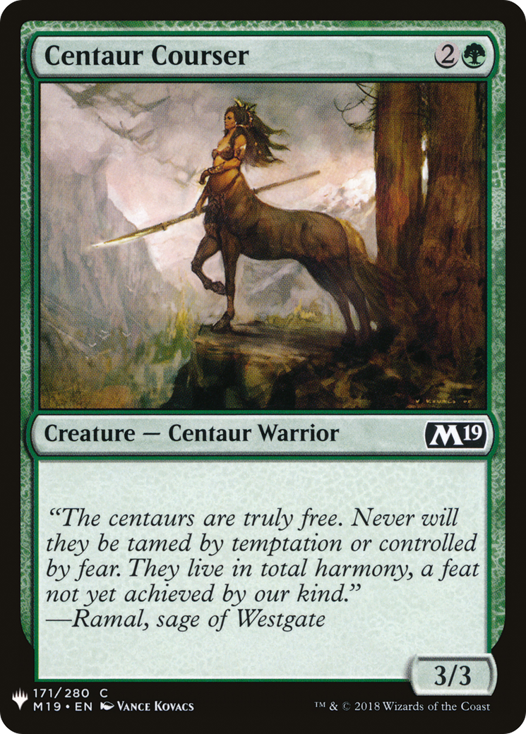 Centaur Courser (LIST-171) - The List