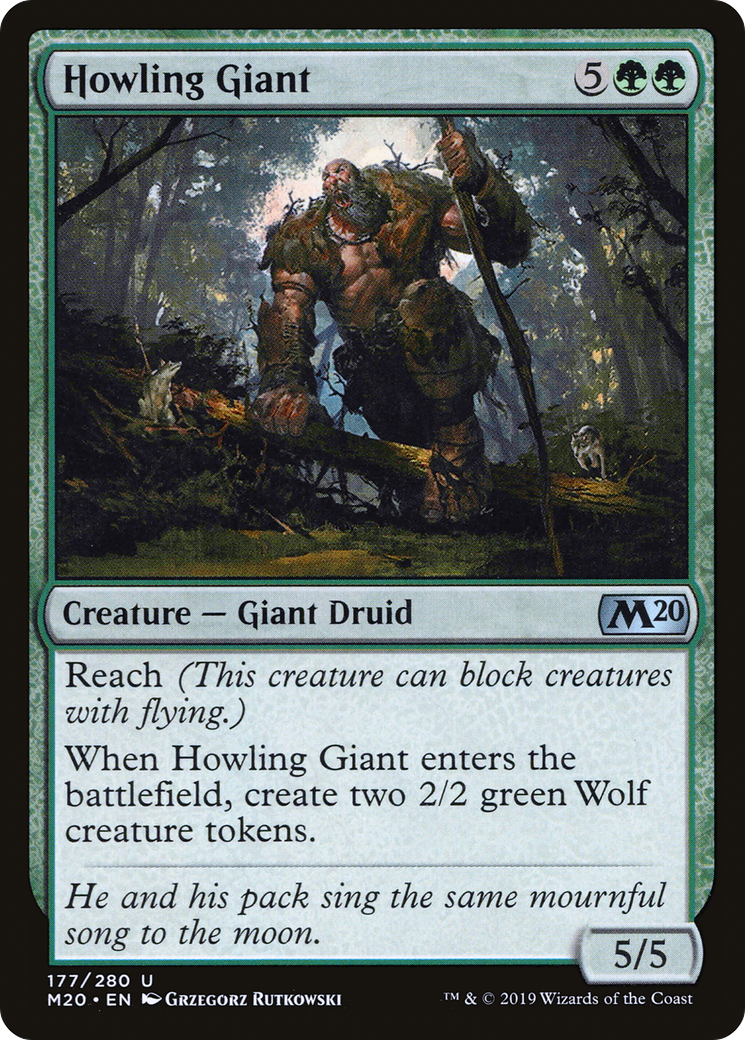 Howling Giant (M20-177) - Core Set 2020