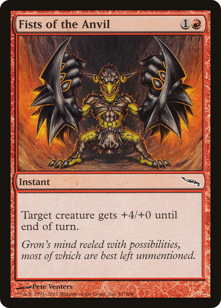 Les Poings de l'Enclume (MRD-091) - Mirrodin 