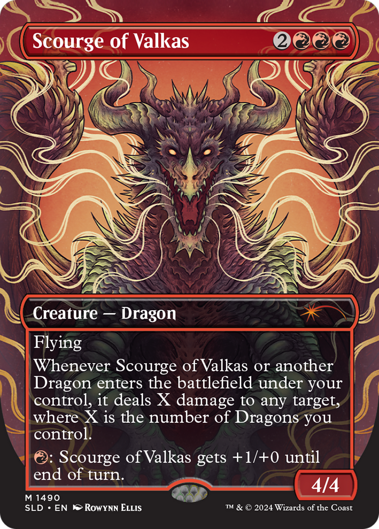 Scourge of Valkas (SLD-1490) - Secret Lair Drop (Borderless)