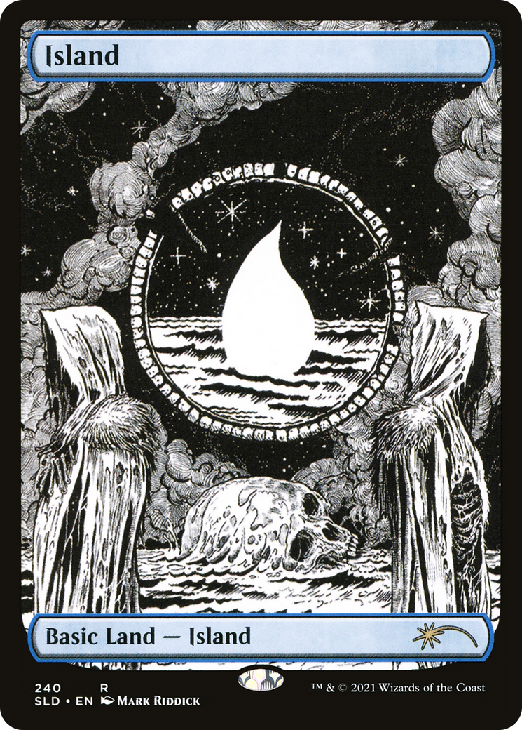 Island (Crushing Brutality) (SLD-240) - Secret Lair Drop Foil