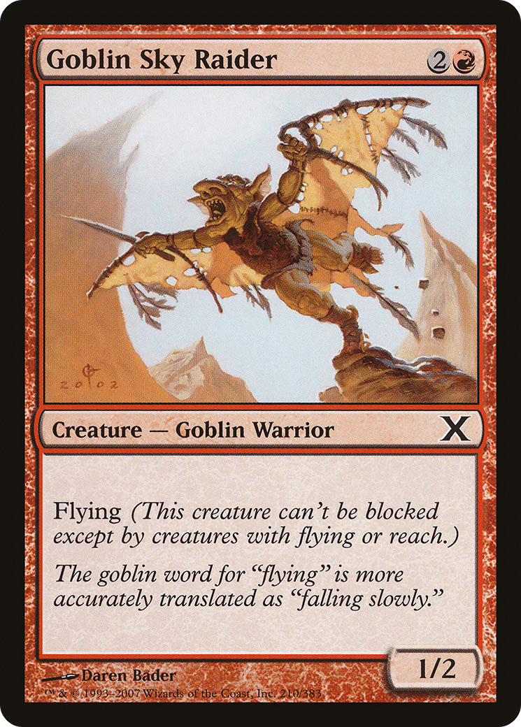 Goblin Sky Raider (10E-210) - Tenth Edition