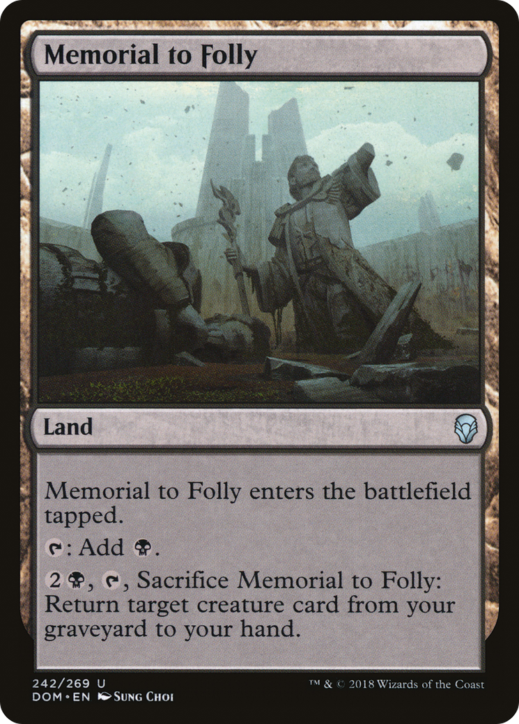 Mémorial de la Folie (DOM-242) - Dominaria 