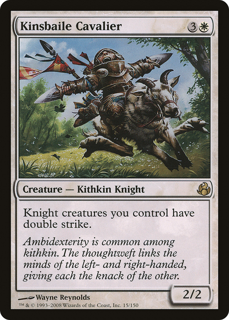 Kinsbaile Cavalier (MOR-015) - Feuille de Morningtide 