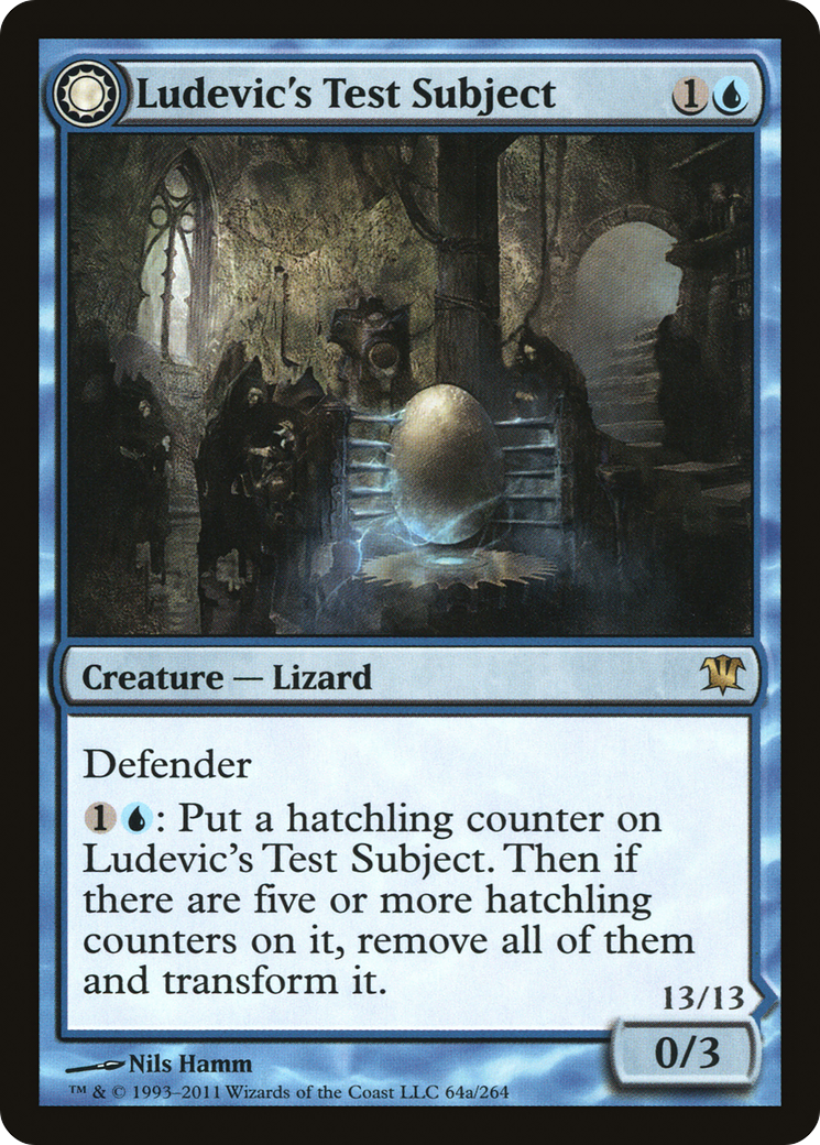 Ludevic's Test Subject (ISD-064) - Innistrad: (Double Faced Transform) Foil