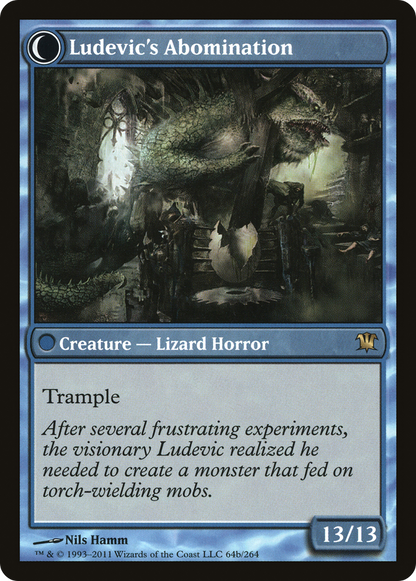 Sujet de test de Ludevic // Abomination de Ludevic (ISD-064) - Innistrad : (Transformation à double face) 