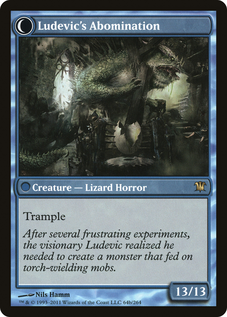 Sujet de test de Ludevic // Abomination de Ludevic (ISD-064) - Innistrad : (Transformation à double face) 