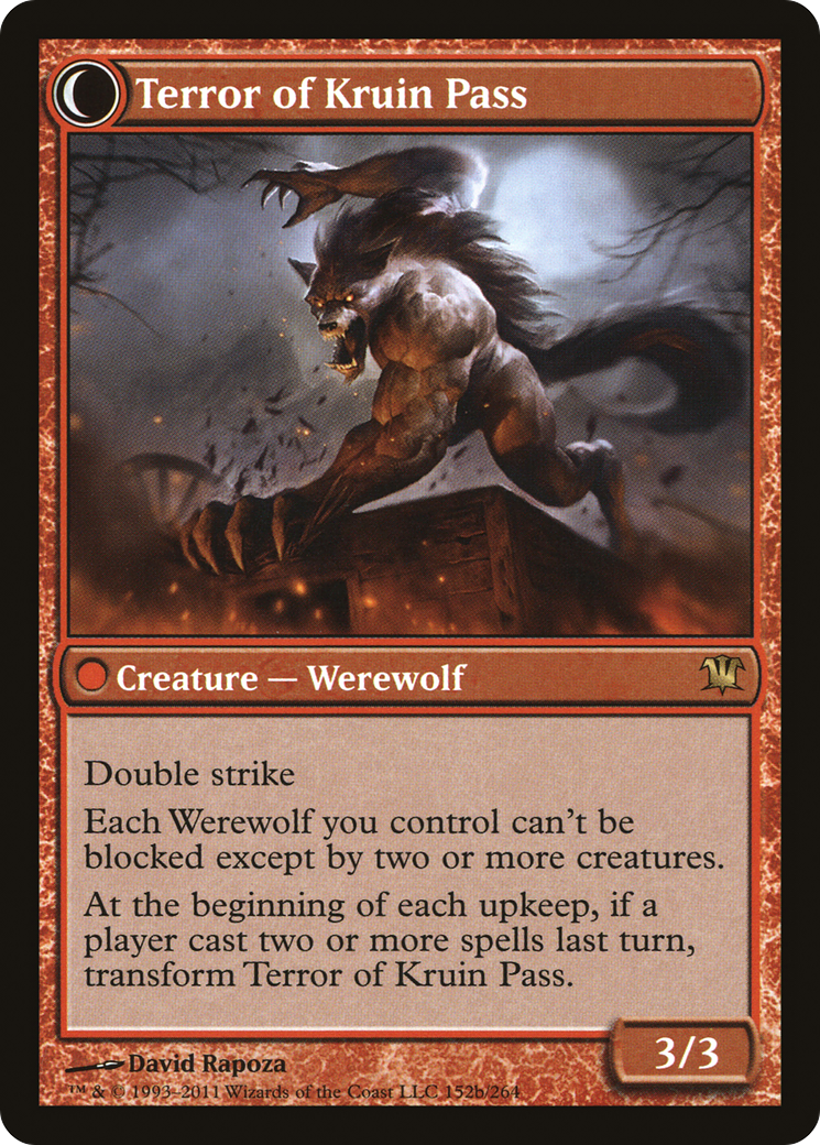 Hors-la-loi Kruin // Terreur du col de Kruin (ISD-152) - Innistrad : (Transformation double face) 