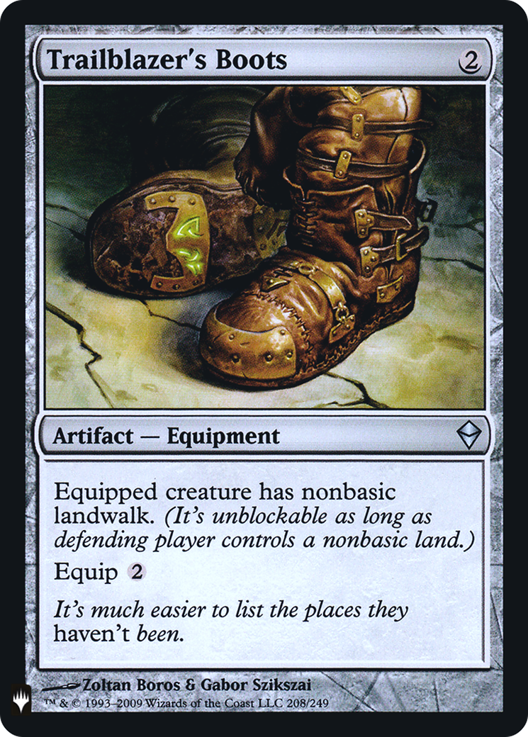 Trailblazer's Boots (LIST-ZEN-208) - The List Foil