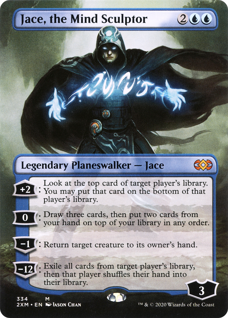 Jace, le sculpteur de l'esprit (2XM-334) - Double Masters (sans bordure) Foil
