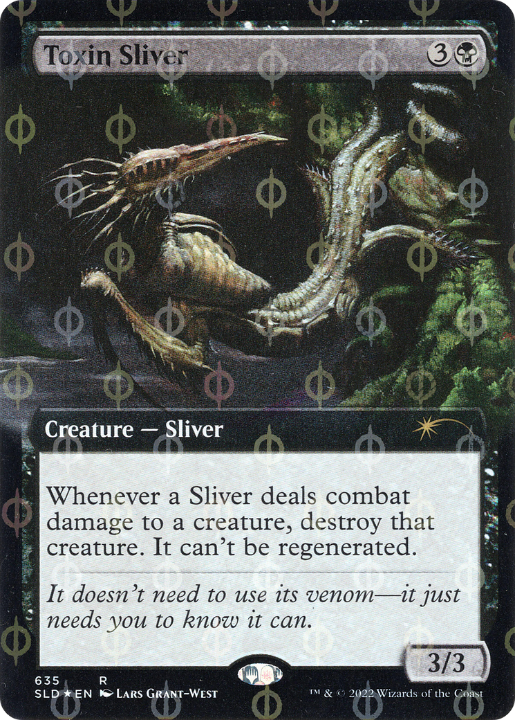 Toxine Sliver (SLD-635Φ) - Goutte Secret Lair : (Extended Art) Feuille 
