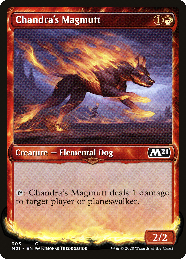 Chandra's Magmutt (Showcase) (M21-303) - Core Set 2021: (Showcase) Foil