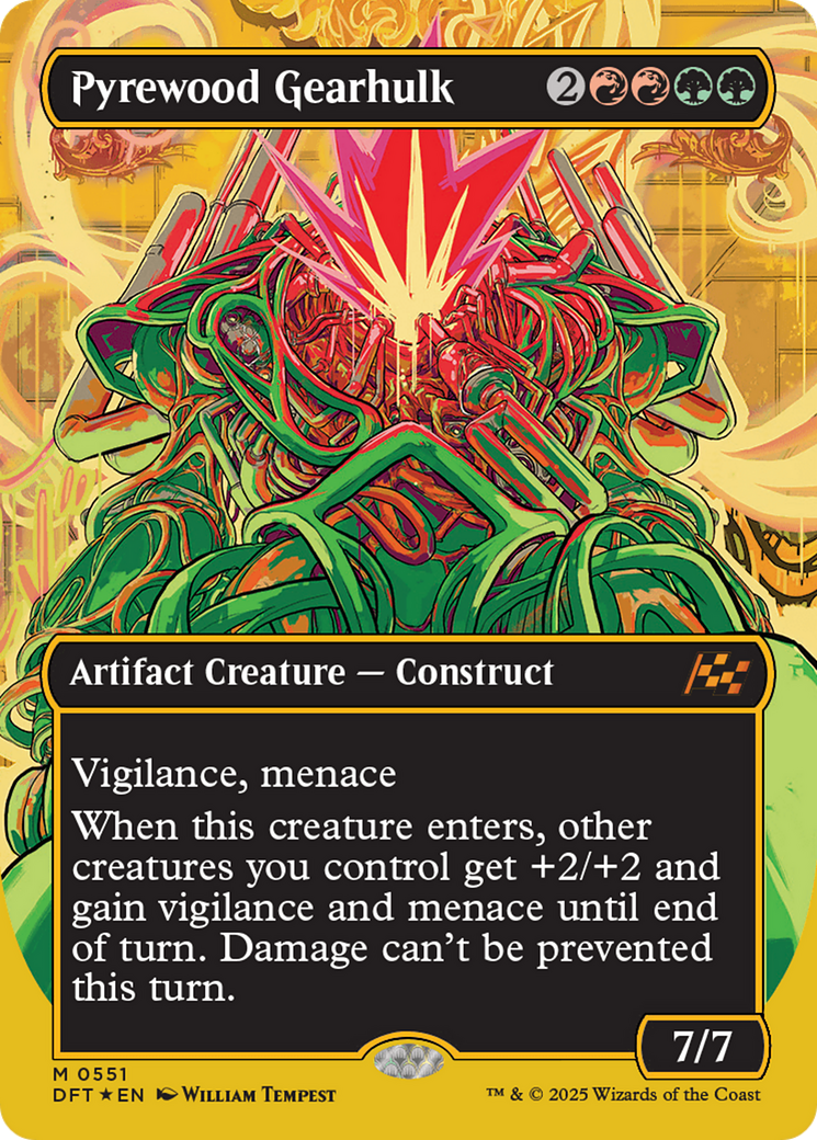 Pyrewood Gearhulk (sans bordure) (première place) (-551) - Aetherdrift