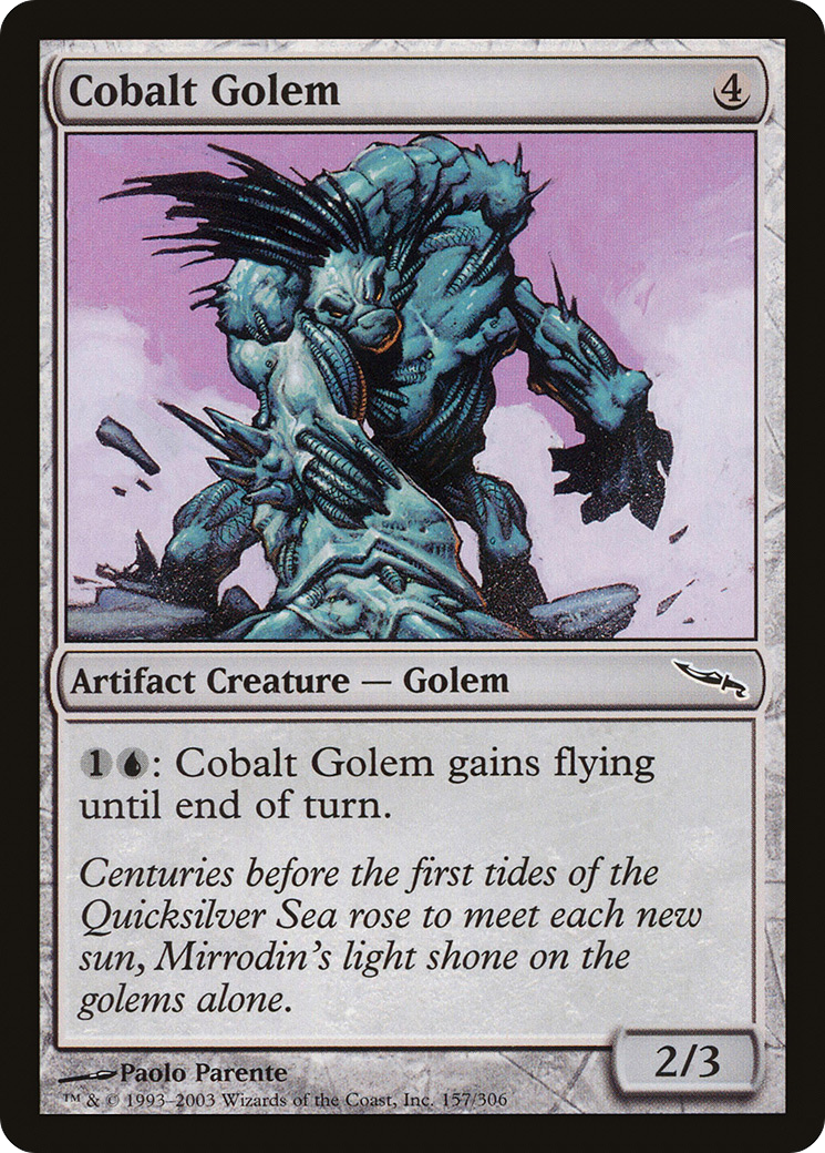 Golem de cobalt (MRD-157) - Mirrodin Foil 
