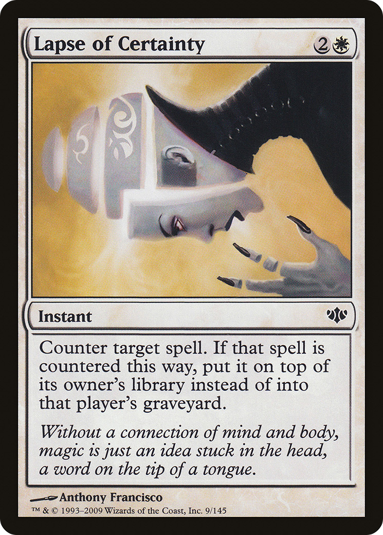 Perte de certitude (CON-009) - Conflux Foil 