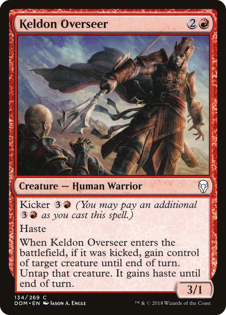 Surveillant Keldon (DOM-134) - Dominaria Foil 