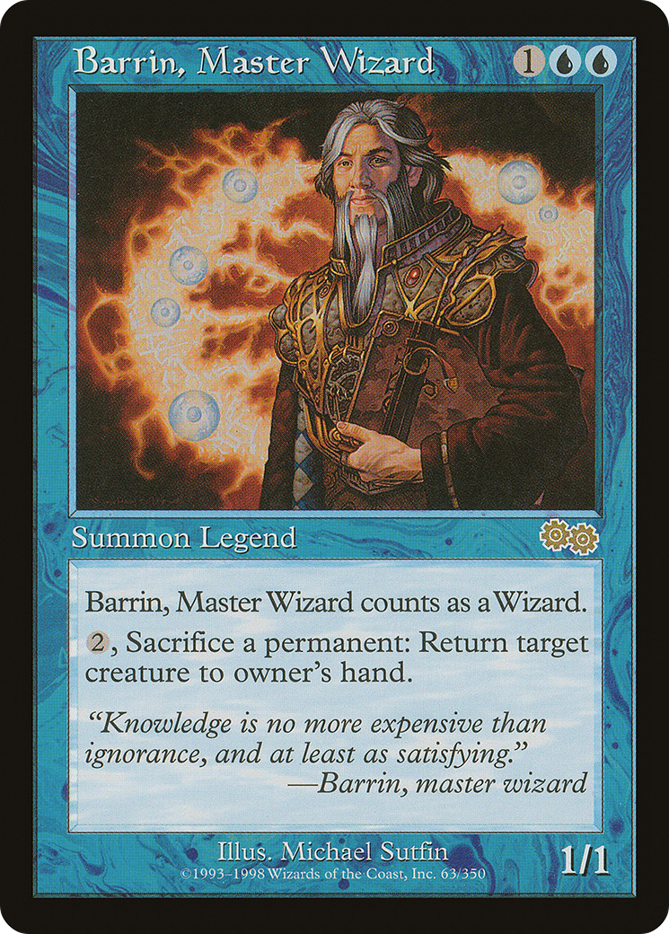 Barrin, maître sorcier (USG-063) - La saga d'Urza 
