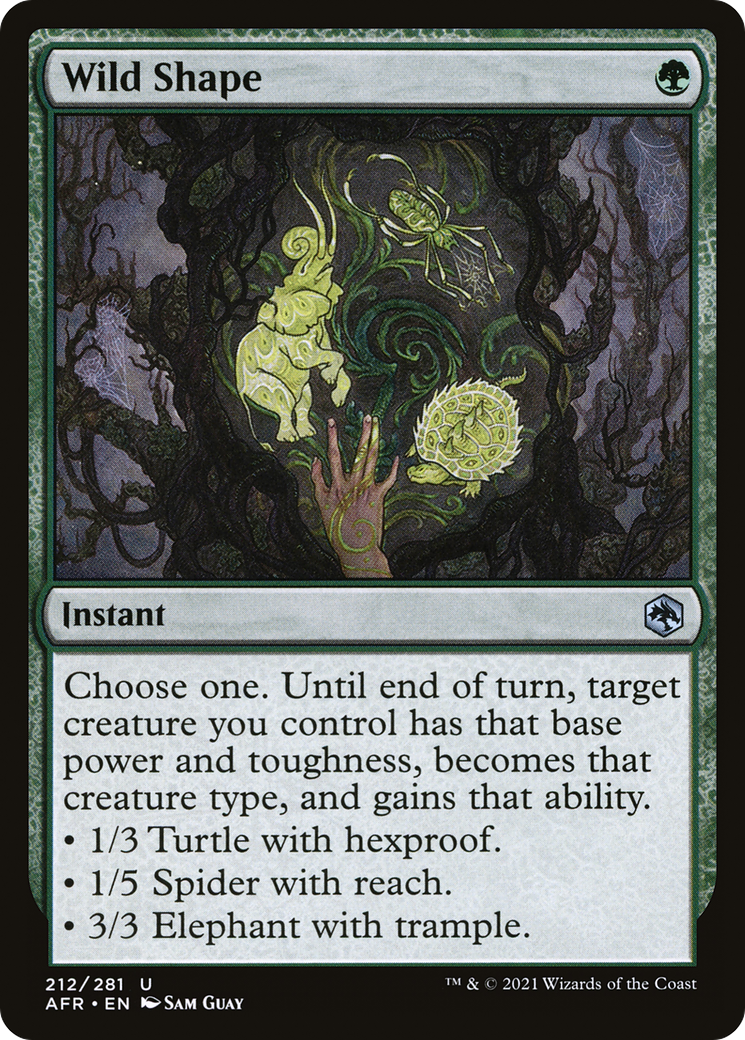 Wild Shape (AFR-212) - Aventures dans les Royaumes Oubliés (Foil) 