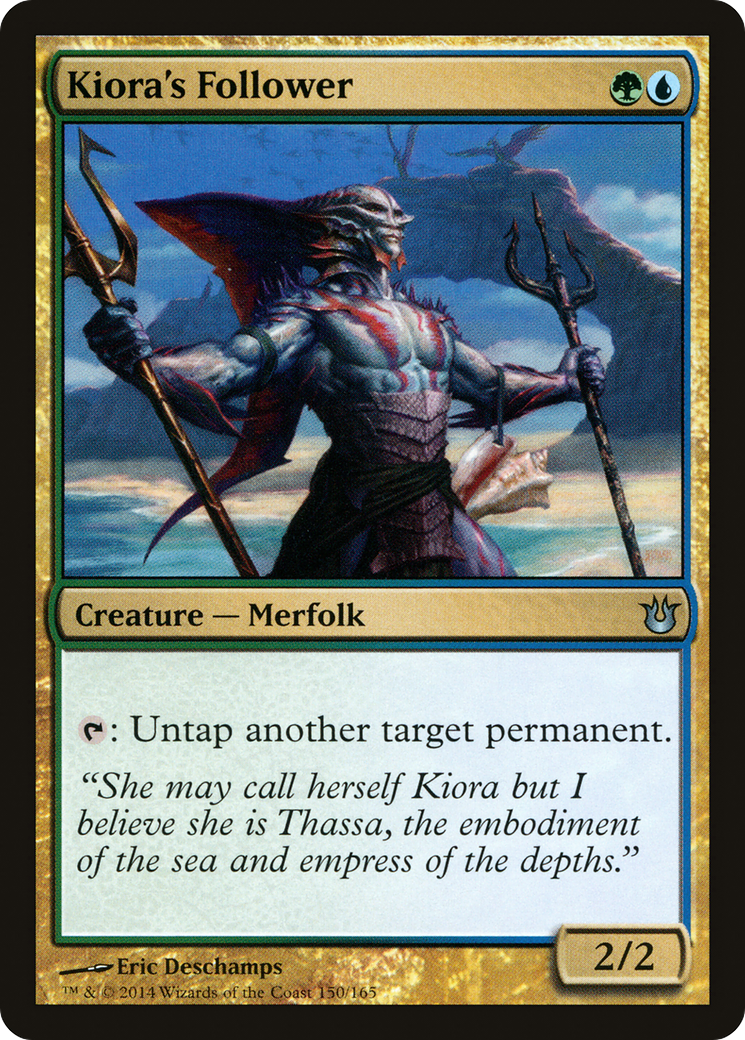 Kiora's Follower (BNG-150) - Born of the Gods